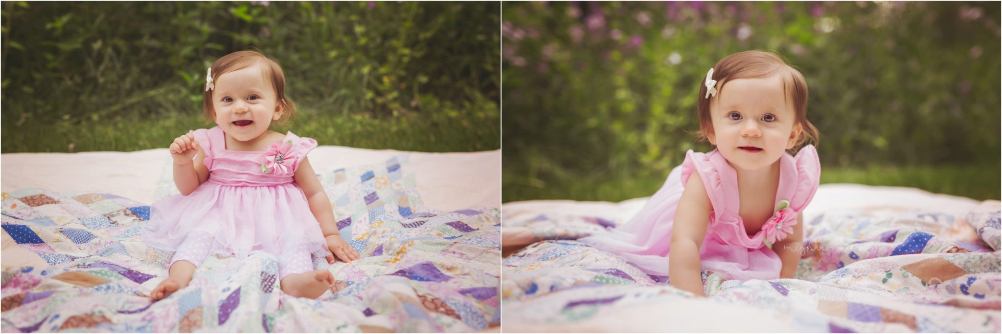 Audrey Milestone Session, Michigan Baby Photographer, Meghan Mace Photography